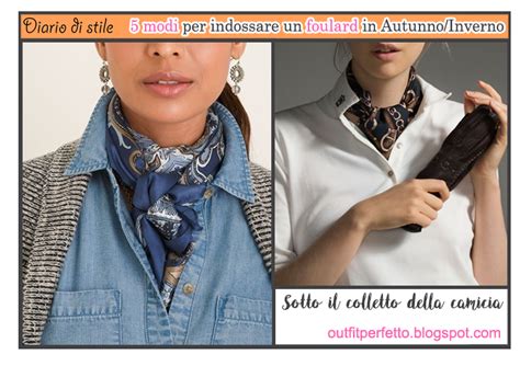 foulard piccolo da collo come indossare